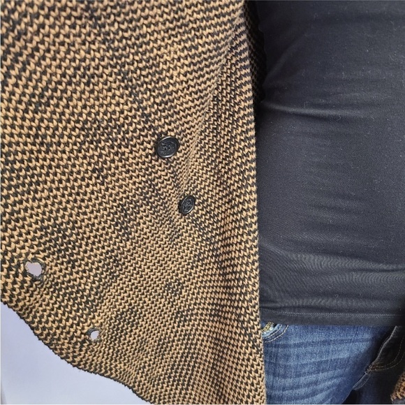 Calvin Klein Sweater Duster Cardigan Zebra Leopard - Picture 8 of 14